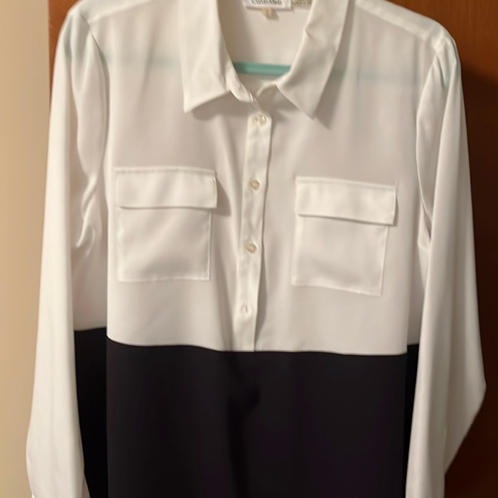 Long sleeve Calvin Klein blouse. Size large